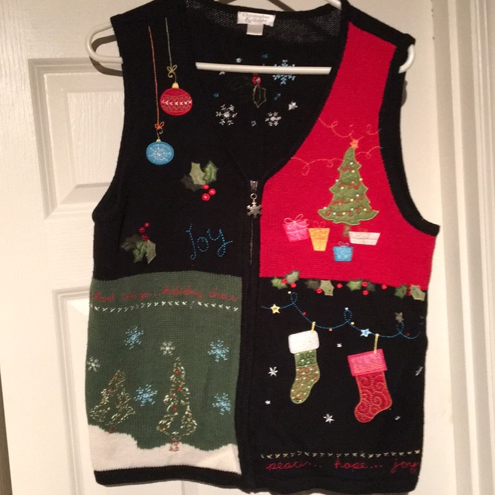 “Ugly” Xmas sweater vest*sale*